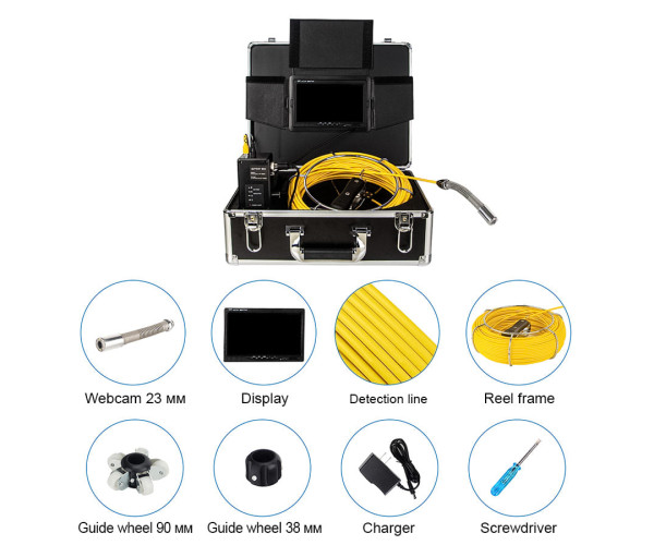 FlexiCam-Easy Sewer Inspection Push Camera HD