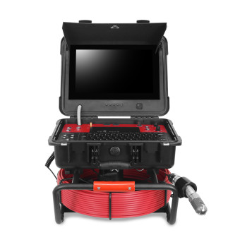FlexiCam-VPT-mini portable pan-and-tilt drain push camera