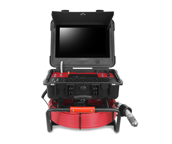 FlexiCam-VPT-mini portable pan-and-tilt drain push camera