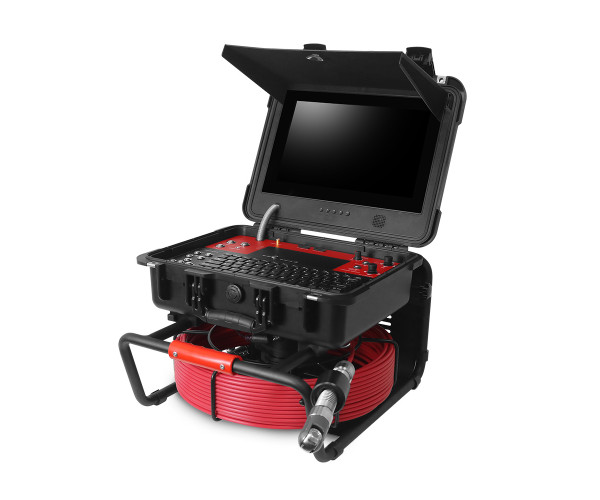 FlexiCam-VPT-mini portable pan-and-tilt drain push camera